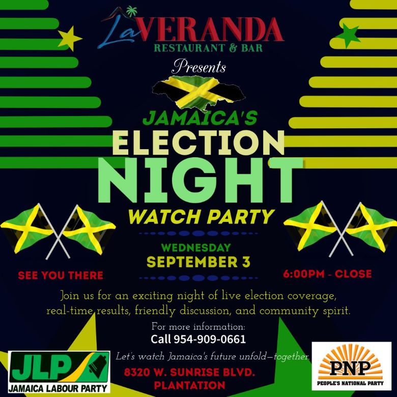 Jamaica Election Night Watch Party