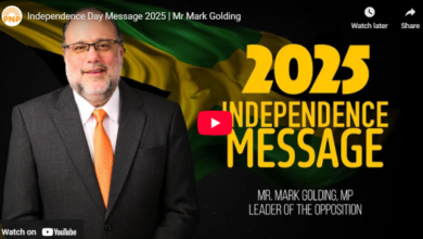 Jamaica Independence Day Message 2025 Mark Golding