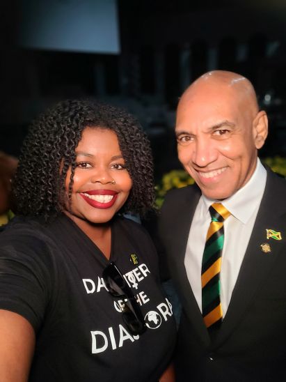 Ashley Moncrieffe x Jamaican Ambassador Antony Anderson