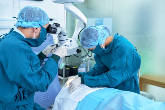 Laser cataract surgery