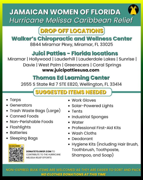 South Florida Organizations Respond to Hurricane Melissa