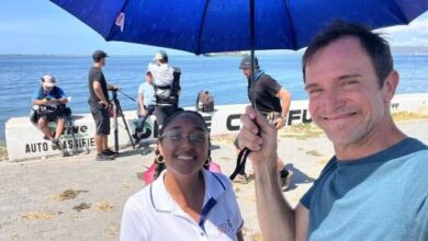 GraceKennedy Foundation Project Officer Jade-Ashley Carberry-Meikle and Zay Harding