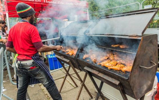 Jamaican Jerk Cuisine at the Grace Jamaican Jerk Festival
