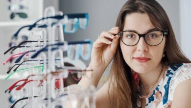 prescription glasses