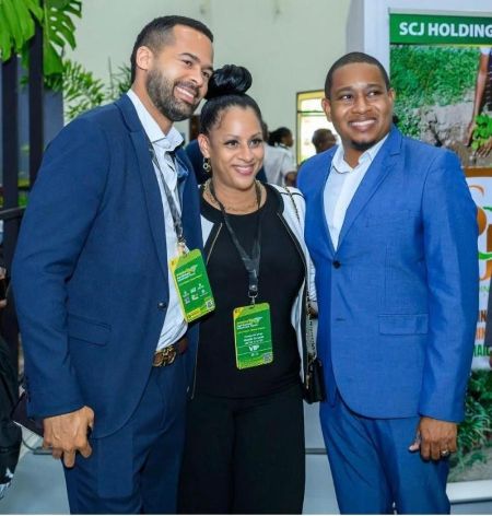 Luke Hamilton, Chairman & Co-Founder, Connex Air Cargo; Natalie St. Louis, Strategic Corporate Consultant - Jamaica; Hon. Floyd Green, Minister of Agriculture, Fisheries & Mining.