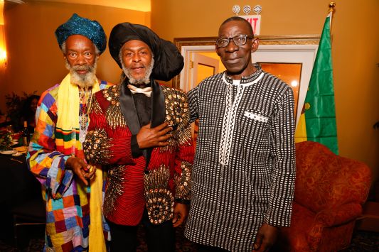 Guitarist Earl Chinna Smith, David Hinds of Steel Pulse and Paul Sankara