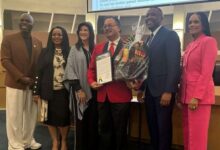 Black History Month honorees Audley Rollen and City of Tamarac