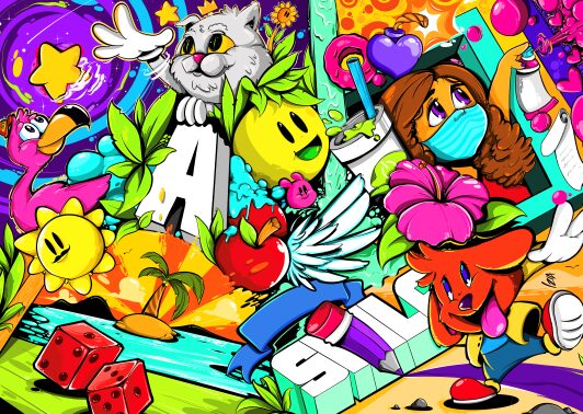 Diaspora Vibe Cultural Arts Incubator Presents Riddims Of Graffiti, A Solo Exhibition By Izia Lindsay